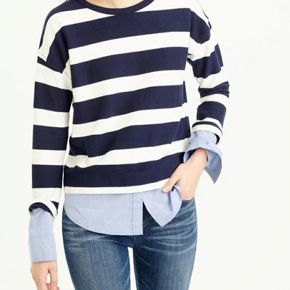 J.Crew Striped Long Sleeve T Shirt Small